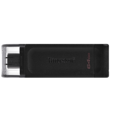 FLASH DRIVE 64GB USB 3.2 Kingston DataTraveler 70 black DT70/64GB *  - 1
