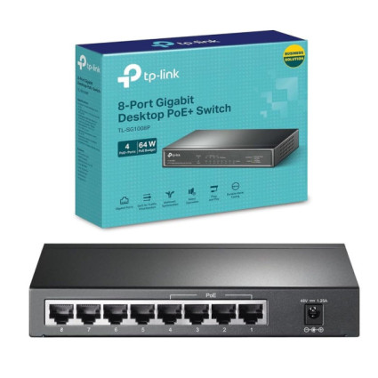 LAN Switch TP-LINK TL-SG1008PE 8port POE  - 1