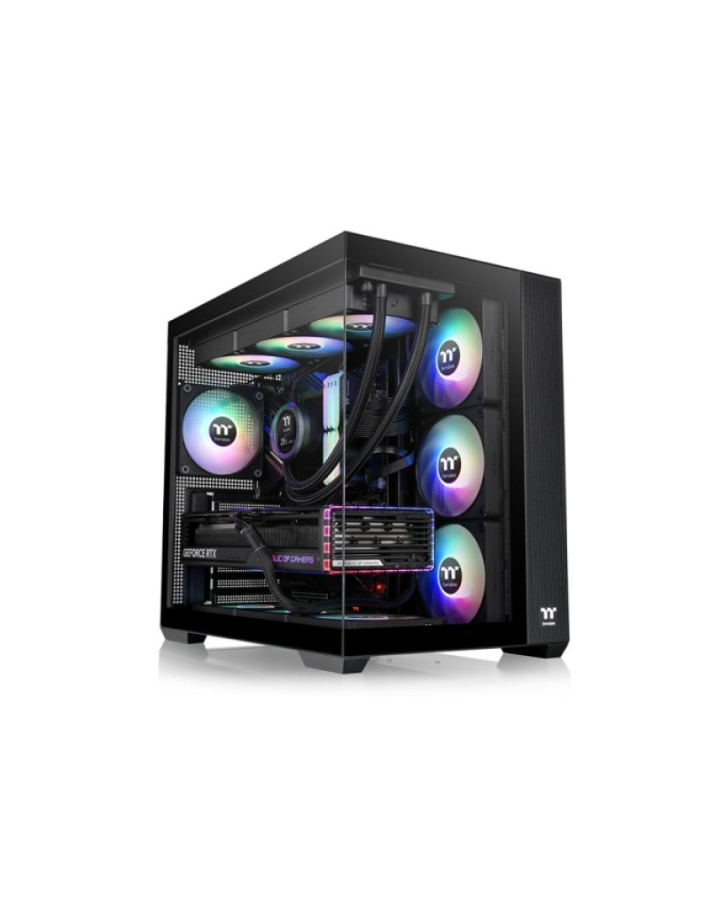 Thermaltake View 380 TG ARGB/Black/Win/SPCC/Tempered Glass*2  - 1