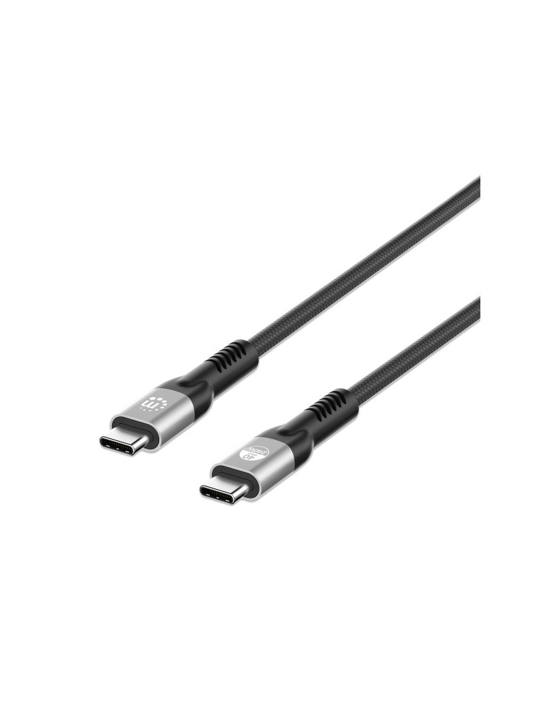 Kabl Manhattan 356374 USB-C M/M 3.1/8K/60Hz/Thunderbolt 4/40Gbps/PD/1m - 1 Kabl Manhattan 356374 USB-C M/M 3.1/8K/60Hz/Thunderbolt 4/40Gbps/PD/1m - 1