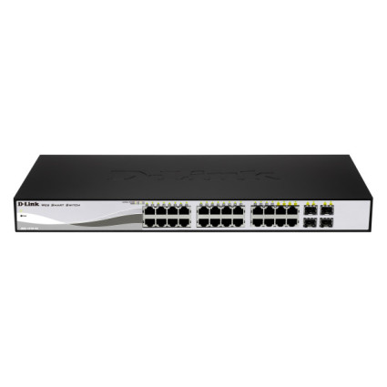 LAN Switch D-Link DGS-1210-24P/E 10/100/1000 24port PoE Smart  - 1