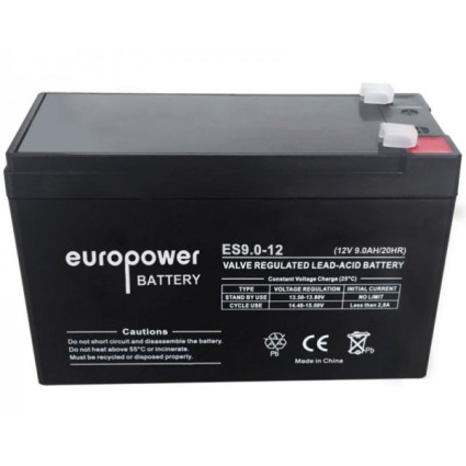 UPS Battery Europower ES12-9 12V 9Ah  - 1