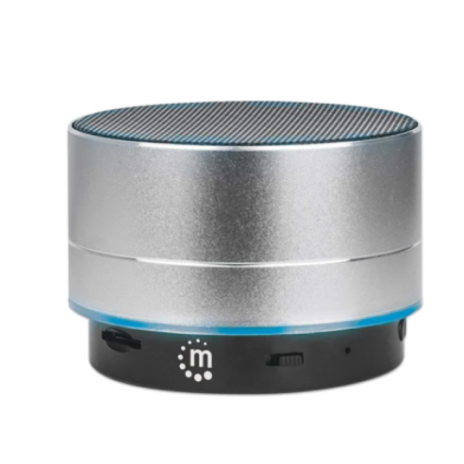 Bluetooth zvučnik Manhattan 165327 LED, 3W metalic  - 1