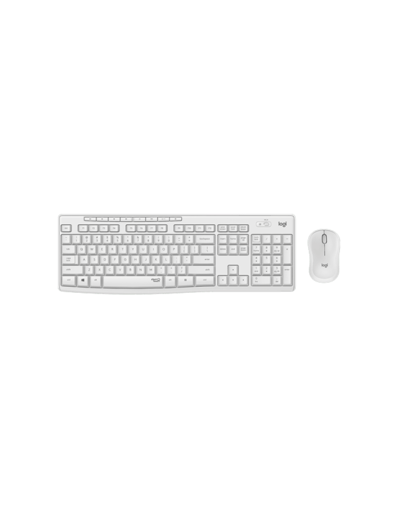 Tastatura + Mis Logitech MK295 Silent Wireless Desktop Off White US 920-009824  - 1