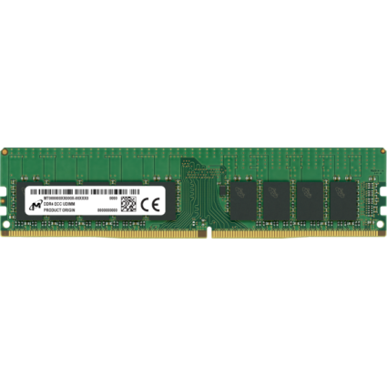 RAM DDR4 ECC UDIMM Micron 8GB 3200MHz MTA9ASF1G72AZ-3G2E2ZI Bulk  - 1