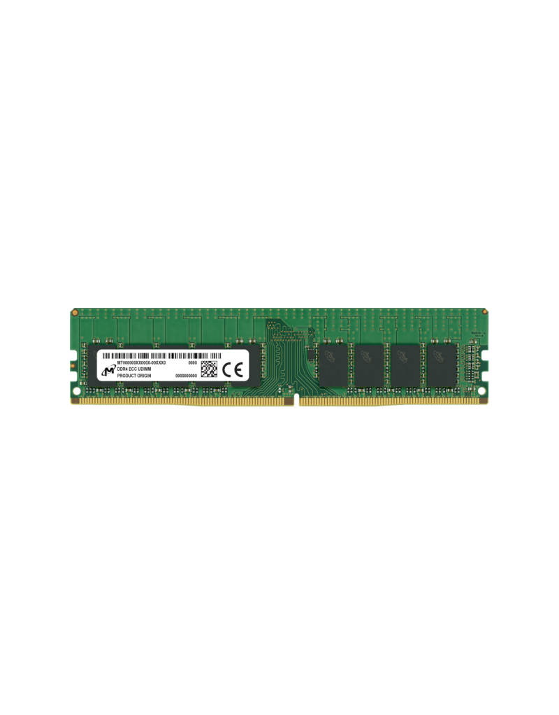 RAM DDR4 ECC UDIMM Micron 8GB 3200MHz MTA9ASF1G72AZ-3G2E2ZI Bulk - 1 RAM DDR4 ECC UDIMM Micron 8GB 3200MHz MTA9ASF1G72AZ-3G2E2ZI Bulk - 1