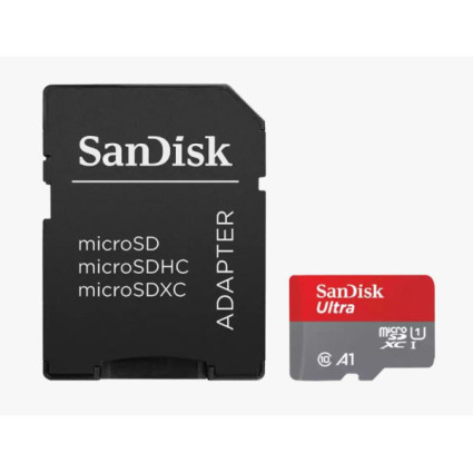 Micro SDXC SanDisk 64GB Ultra, SDSQUAB-064G-GN6MA sa adapterom  - 1