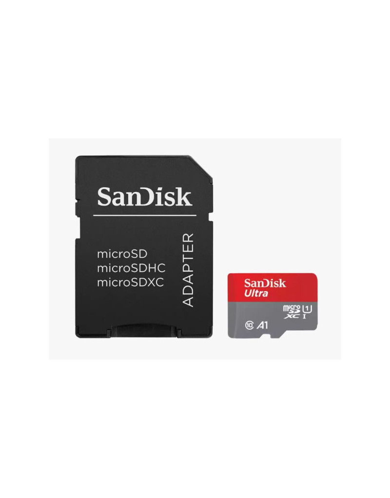 Micro SDXC SanDisk 64GB Ultra, SDSQUAB-064G-GN6MA sa adapterom  - 1