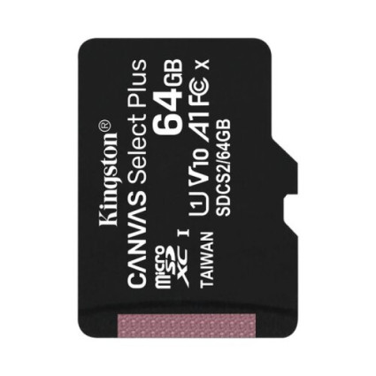 Micro SD Kingston 64GB Canvas Select Plus SDCS2/64GBSP bez adaptera  - 1