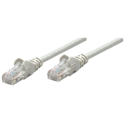 LAN UTP kabl intellinet 340373 Cat6 CCA//Sivi/1m  - 1