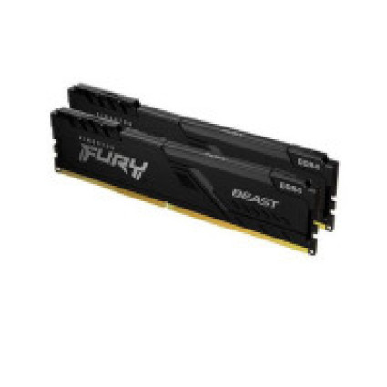 RAM KINGSTON 16GB DDR4 3200MHz Fury Beast KF432C16BBK2/16  - 1