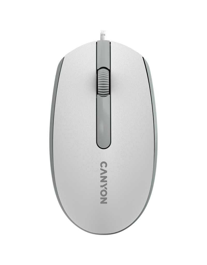 CANYON mouse M-10 Wired White Grey  - 1