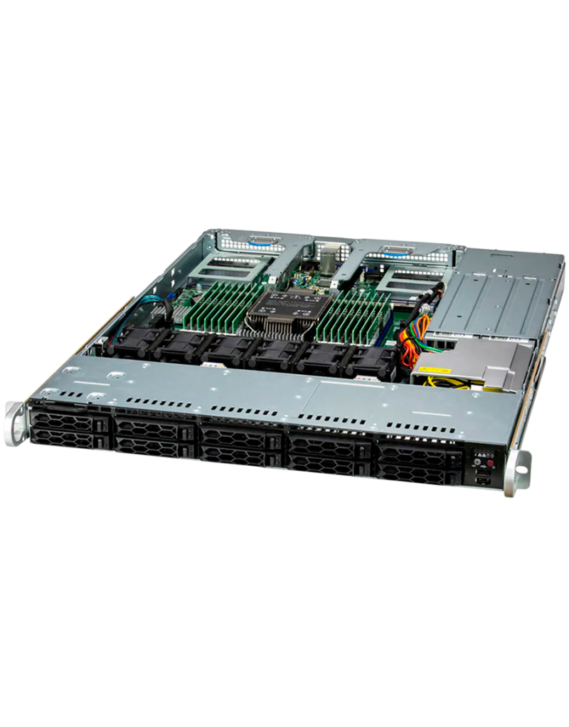  Supermicro SYS-111C-NR, Gold 6526Y, 4x 32GB DDR5, 480GB M 2 NVMe, 2x 1 92TB U 2...  - 1