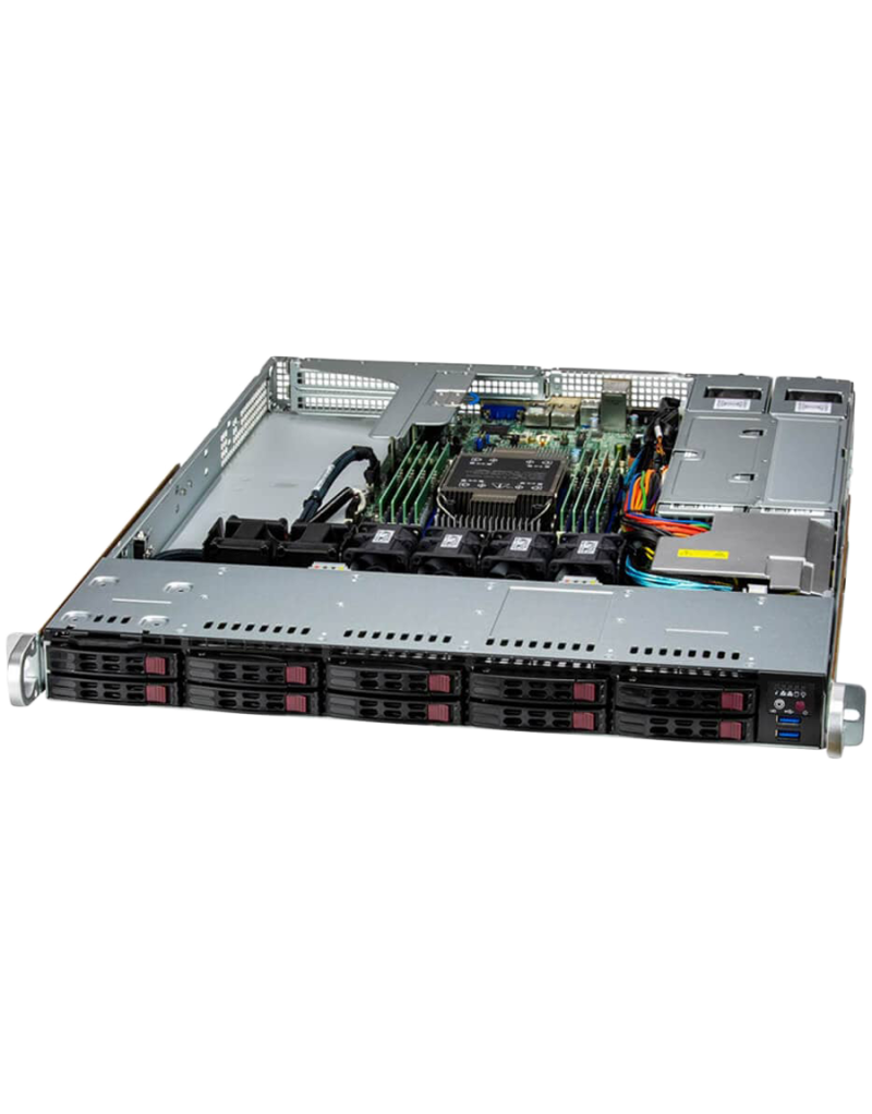  Supermicro Server AS-111E-WR, Silver 4510, 2x 16GB DDR5, 480GB Boot M 2 NVMe,...  - 1