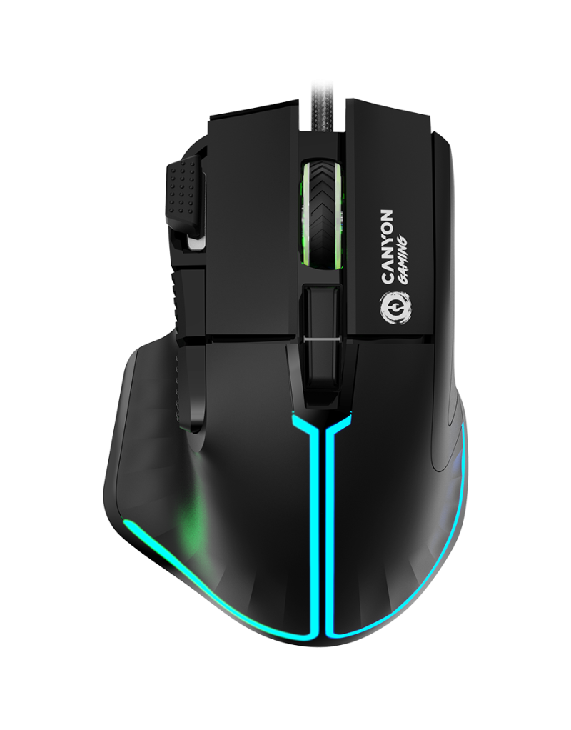 CANYON mouse Fortnax GM-636 RGB 9buttons Wired Black  - 1