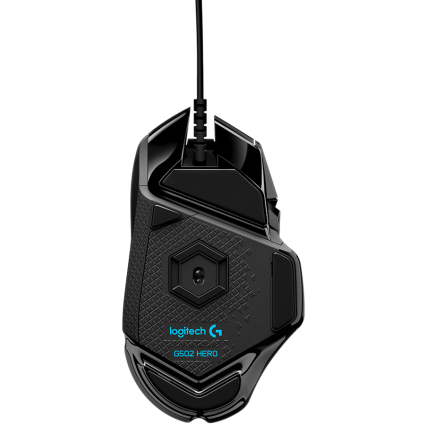 LOGITECH G502 Corded Gaming Mouse - HERO - BLACK - USB - EER2  - 5