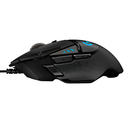 LOGITECH G502 Corded Gaming Mouse - HERO - BLACK - USB - EER2  - 6