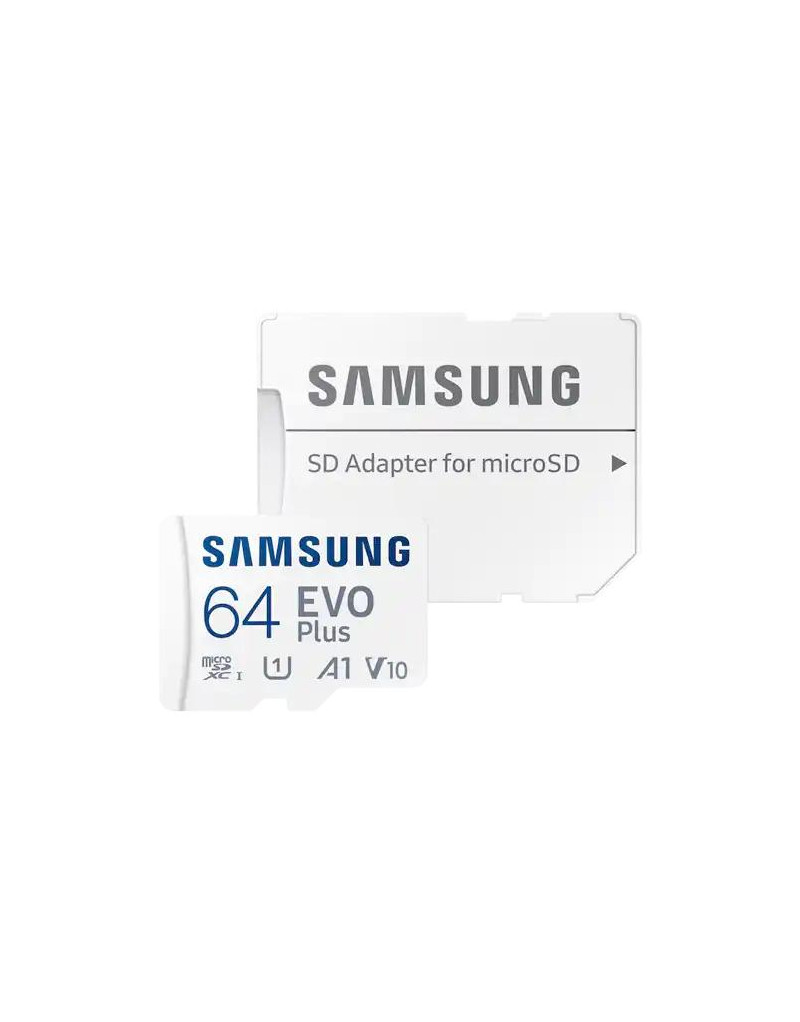 Memorijska kartica Samsung EVO Plus Micro SDXC 64GB + Adapter MB-MC64KA  - 1