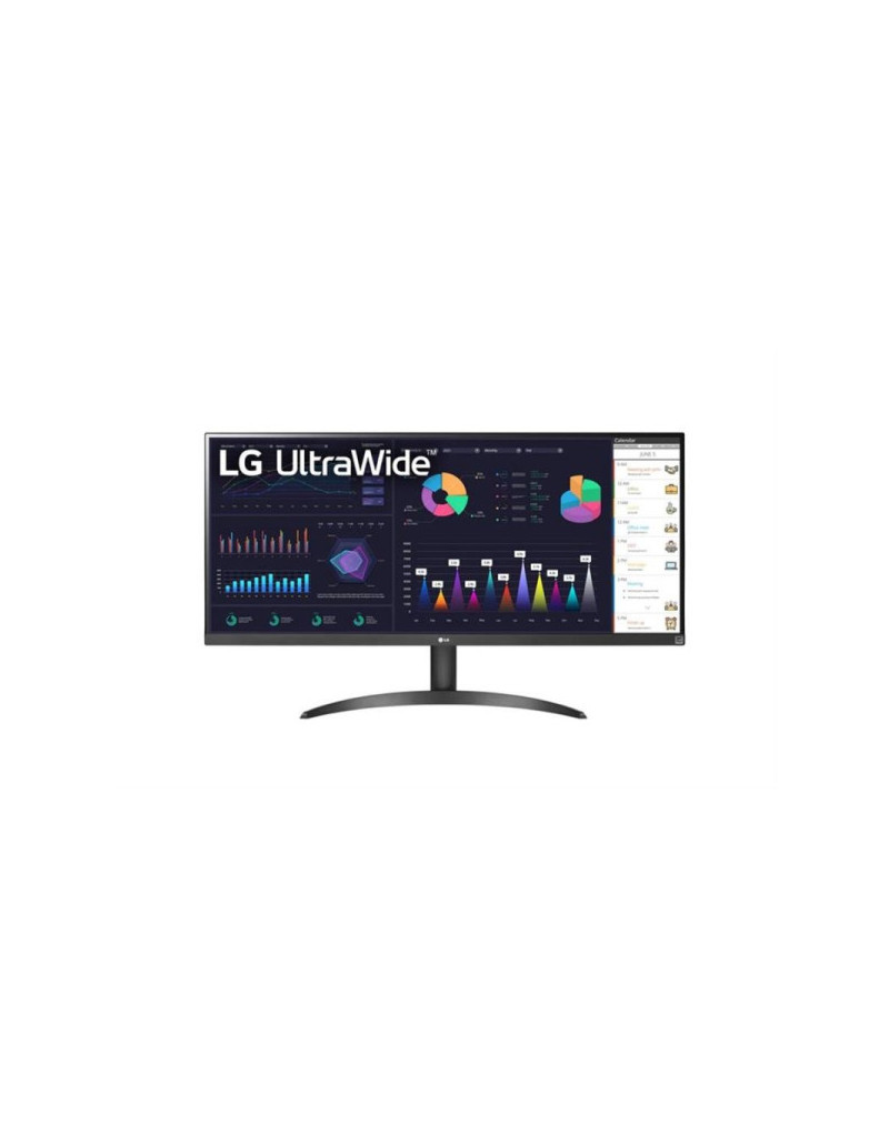 Monitor 34" LG 34WQ500-B IPS 2560x1080/100Hz/5ms/HDMI/DP/AMD FreeSync  - 1