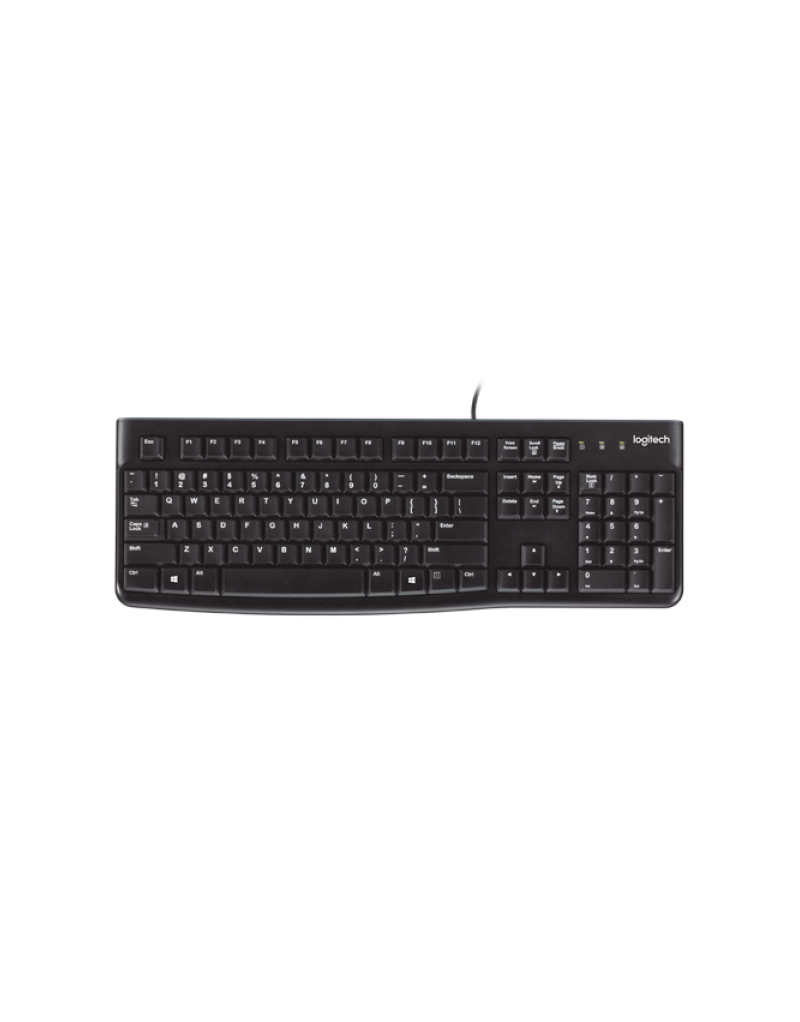 Tastatura USB Logitech K120 US Black 920-002509  - 1