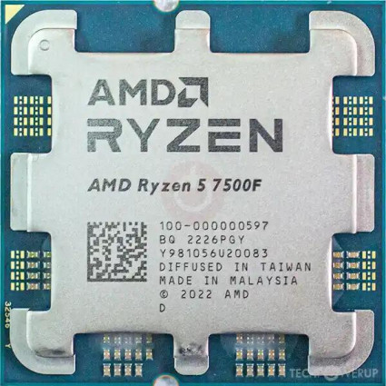 Procesor AMD AM5 Ryzen 5 7500F Tray  - 1