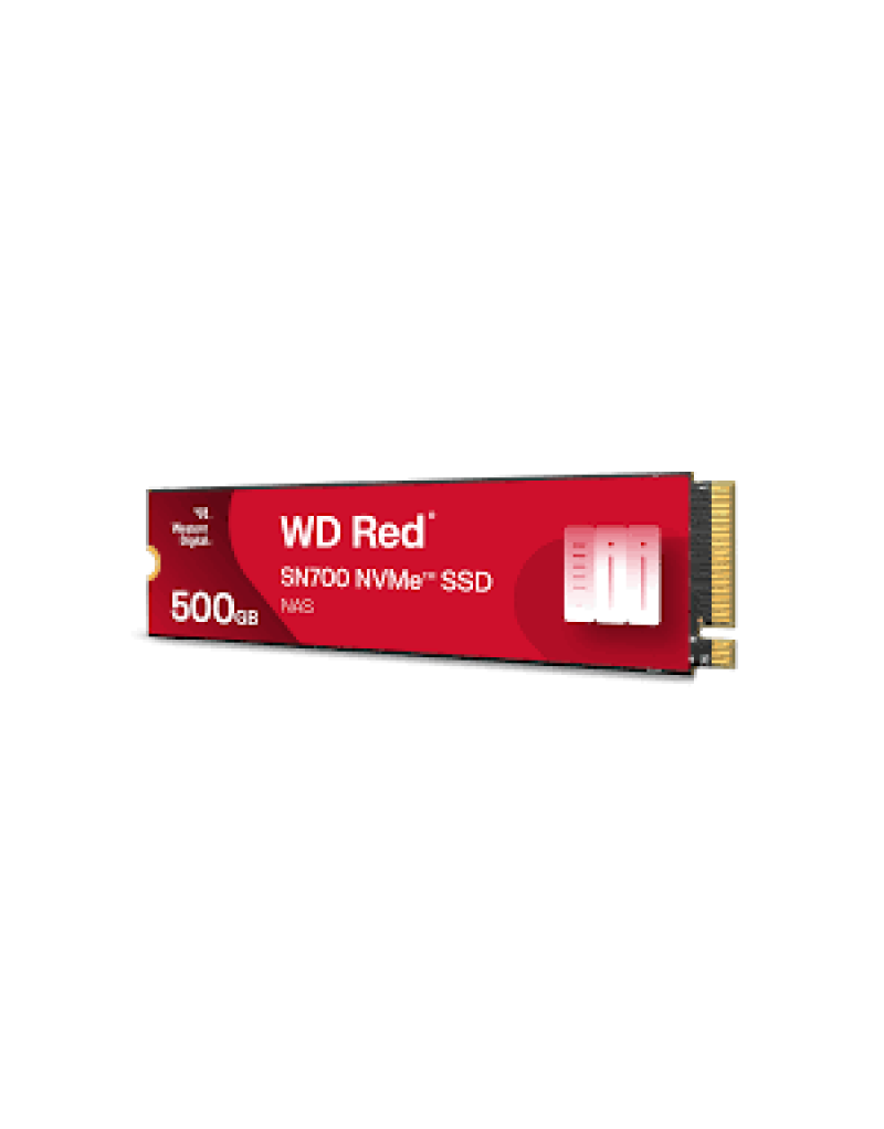 SSD M.2 NVMe 500GB WD Red SN700 3430MB/s 2600MB/s WDS500G1R0C  - 1