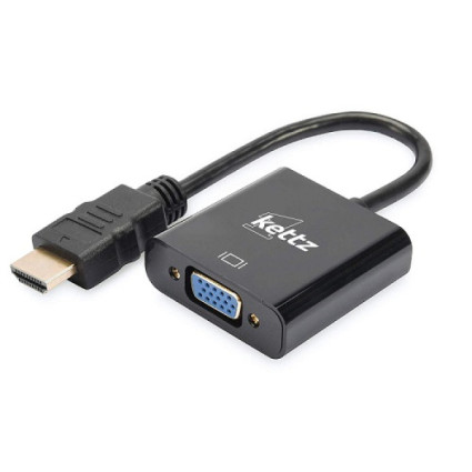 Adapter Kettz HV-4500 HDMI-VGA M/F  - 1