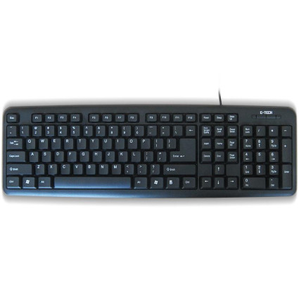 E-5050 USB YU crna tastatura ETECH - 1