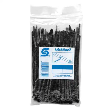Vezica za kablove 250x 4,8mm Crna CT250/4,8B  - 1