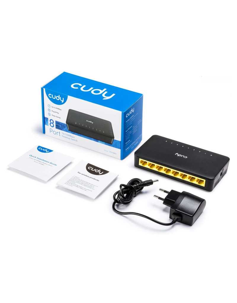 FS108D 8port switch CUDY - 1