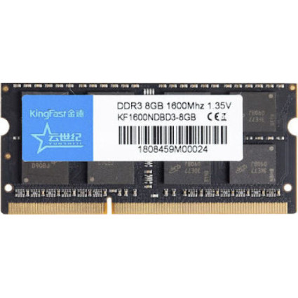 RAM SODIMM DDR3 8GB 1600MHz KingFast, KF1600NDBD3-8GB  - 1
