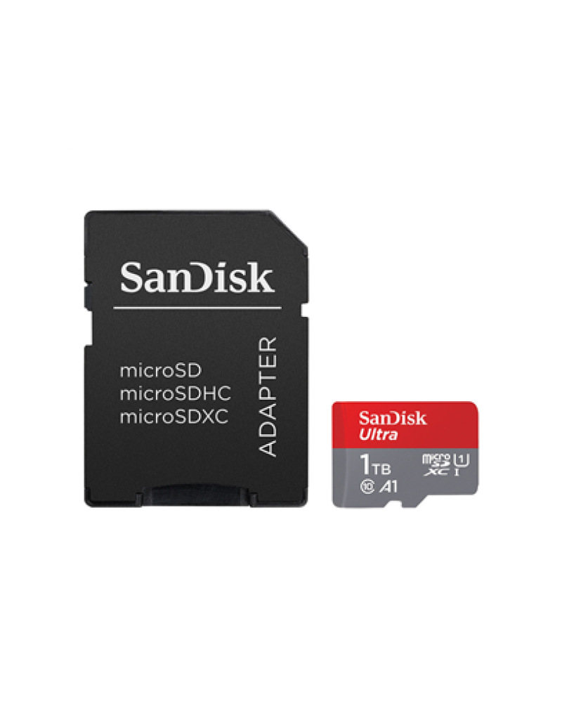 Micro SDXC SanDisk 1TB Ultra, SDSQUAC-1T00-GN6MA + Adapter  - 1