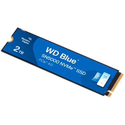 SSD WD Blue SN5000 NVMe  M 2 2280, 2TB, PCIe Gen4 16GT/s, up to 4 Lanes   - 1