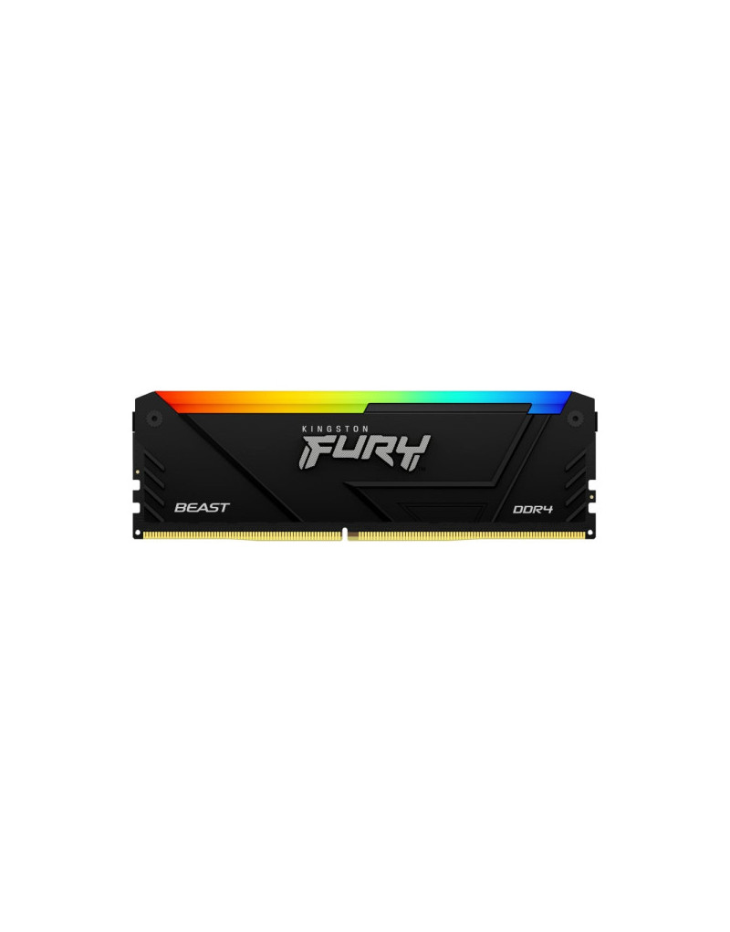 RAM DDR4 16GB 3200MHz Kingston FURY BEAST RGB KF432C16BB12A/16  - 1