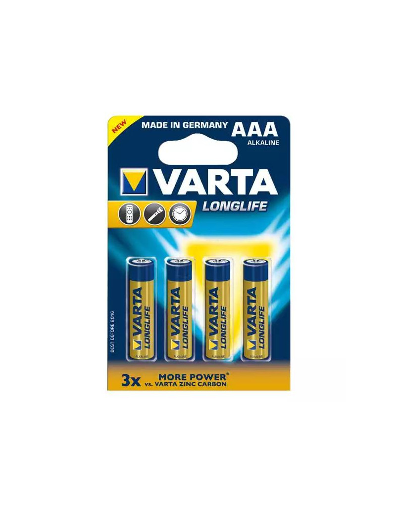 Baterija Varta LR3 Longlife AAA, nepunjiva 1/4 - 1 Baterija Varta LR3 Longlife AAA, nepunjiva 1/4 - 1