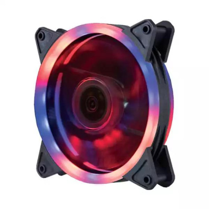 Case Cooler 120x120 ZEUS Dual Ring RGB fan  - 1