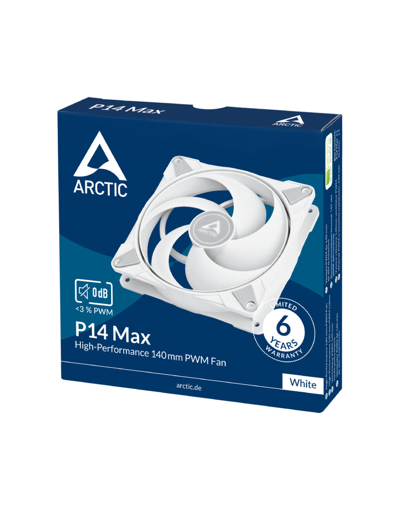 P14 140mm Max ventilator beli (ACFAN00304A) ARCTIC - 1