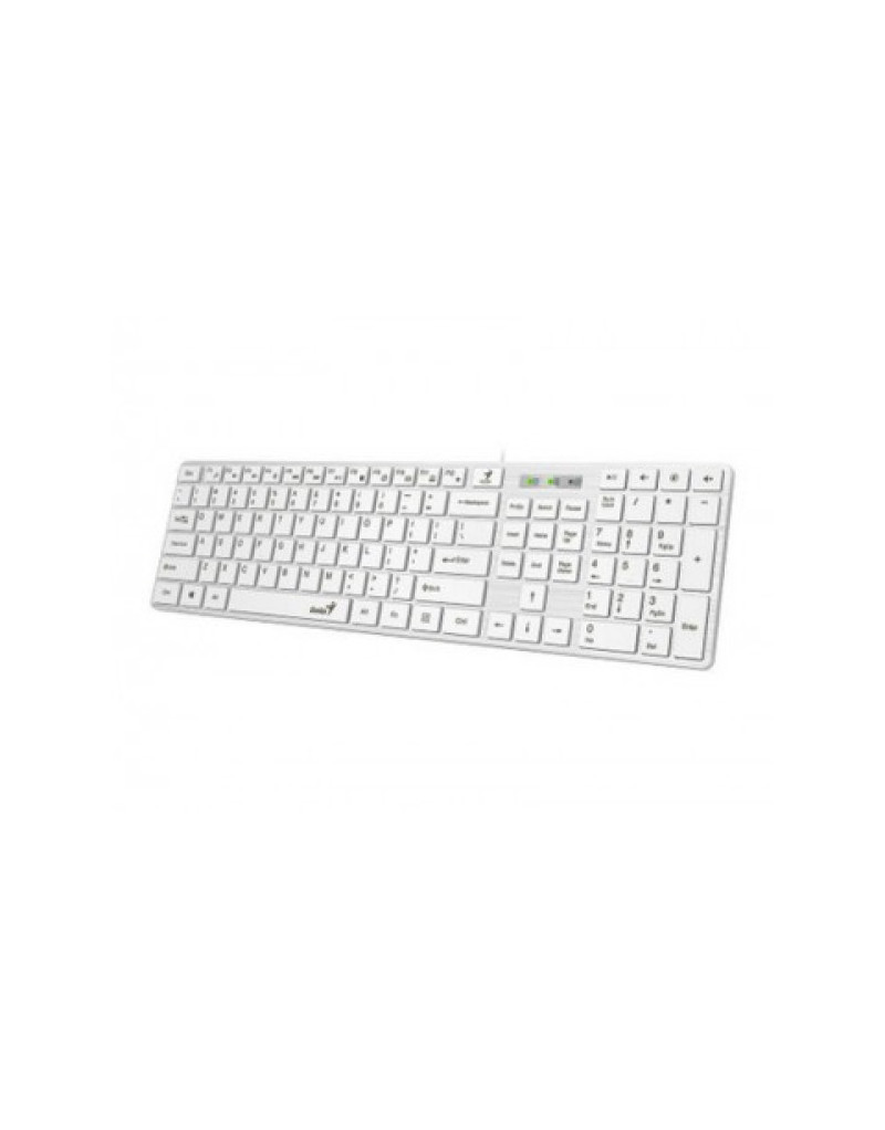 Tastatura USB Genius SlimStar 126 YU bela  - 1