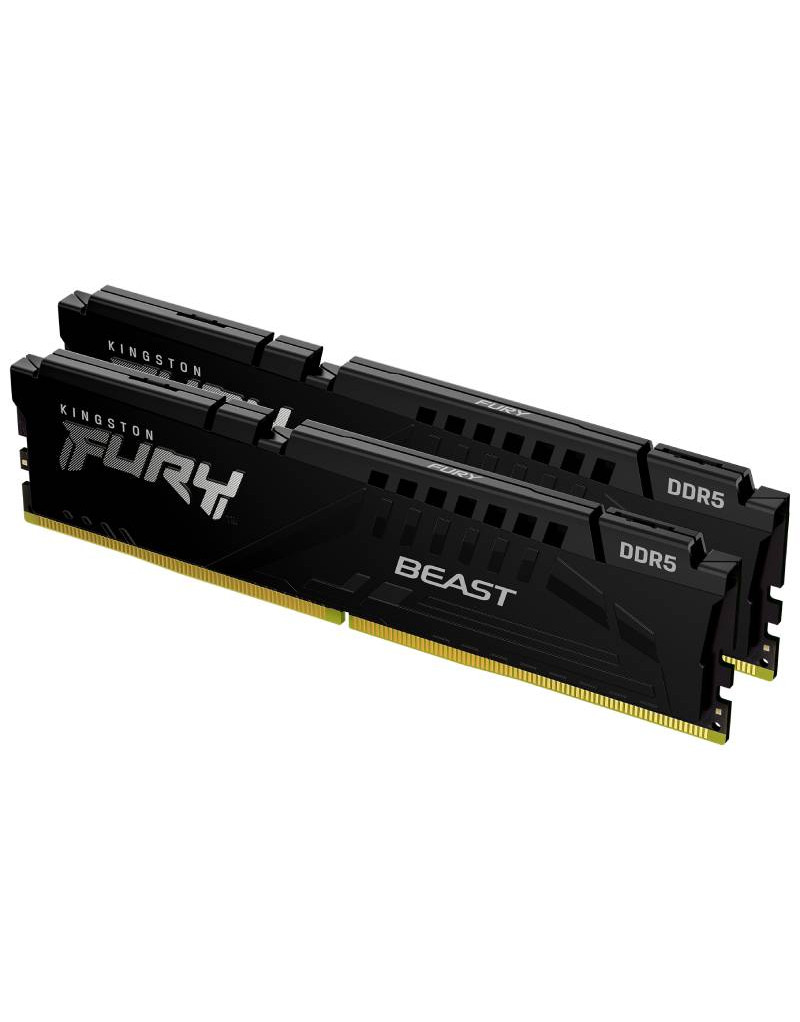 DIMM DDR5 64GB (2x32GB kit) 6000MT/s KF560C36BBEK2-64 FURY Beast EXPO KINGSTON - 1