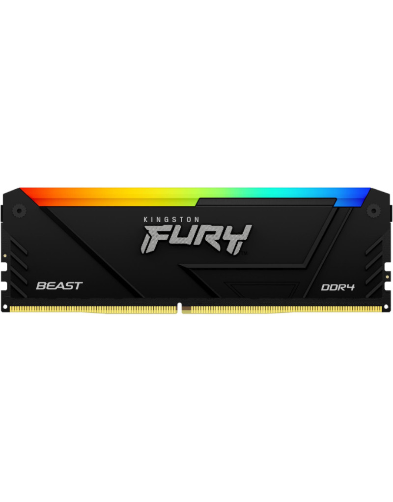 DIMM DDR4 64GB (2x32GB kit) 3200MT/s KF432C16BB2AK2/64  Fury Beast RGB KINGSTON - 1