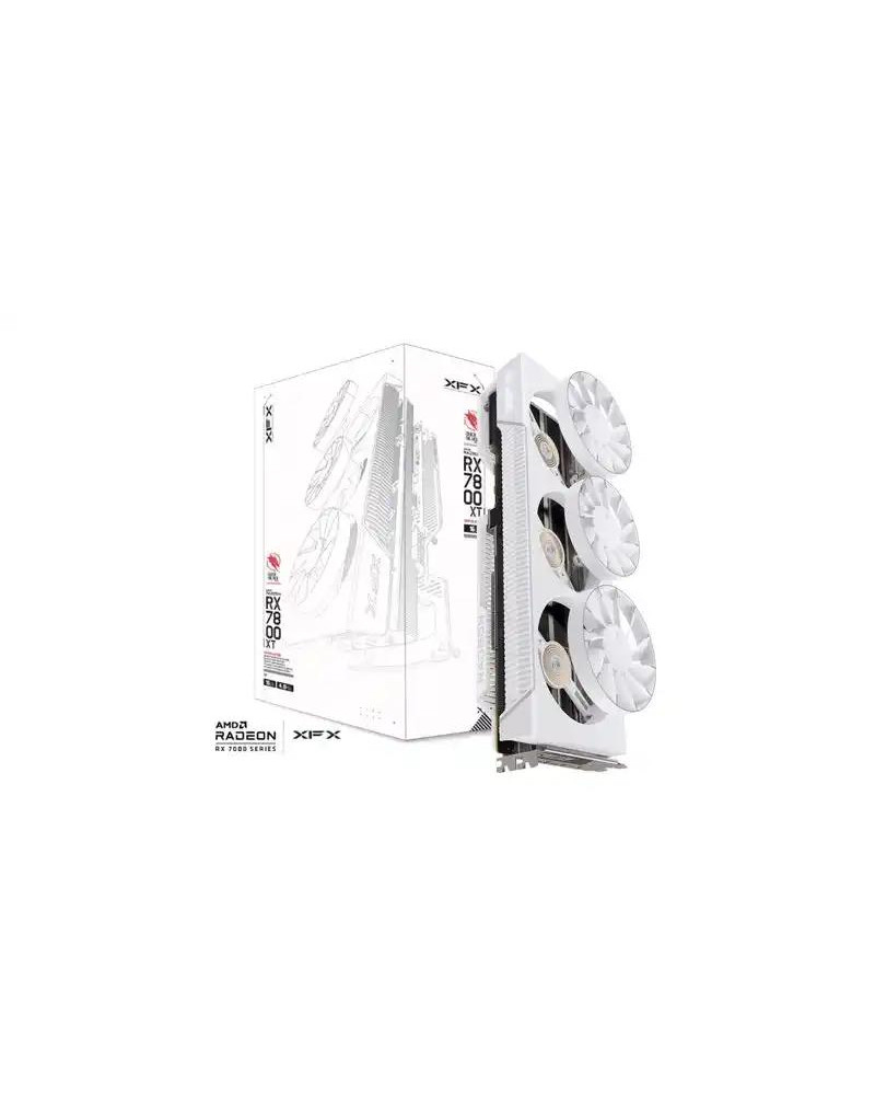  Graficka karta XFX Quicksilver AMD Radeon RX 7800 XT 16GB Magnetic Air White 256---  - 1