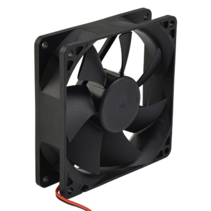 Ventilator 80x80mm Green black, molex  - 1
