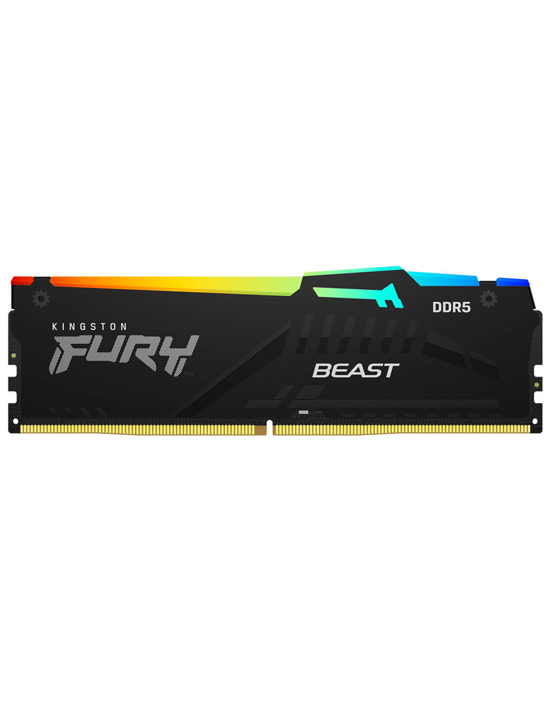 DIMM DDR5 16GB 5600MT/s KF556C36BBEA-16 Fury Beast RGB EXPO KINGSTON - 1