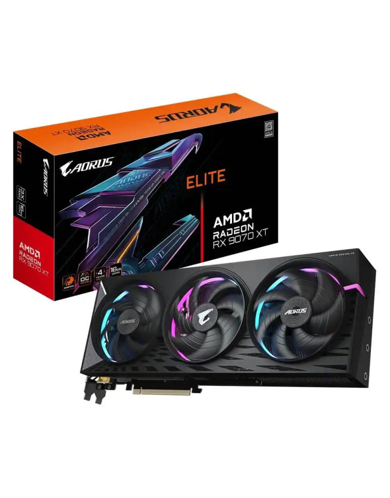 Grafička karta Gigabyte RX9070XT GDDR6 16GB GV-R9070XTAORUS E-16GD 256bit--- - 1 Grafička karta Gigabyte RX9070XT GDDR6 16GB GV-R9070XTAORUS E-16GD 256bit--- - 1