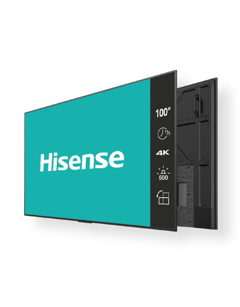 100 inča 100BM66D 4K UHD 500 nita Digital Signage Display - 24/7 Operation HISENSE - 1