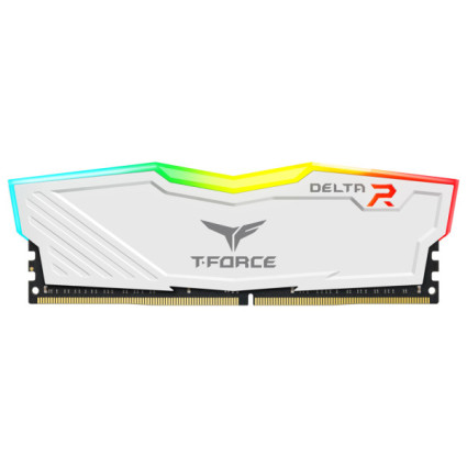 RAM DDR4 8GB TeamGroup DELTA RGB 3200MHz CL16 TF4D48G3200HC16F01 White  - 1