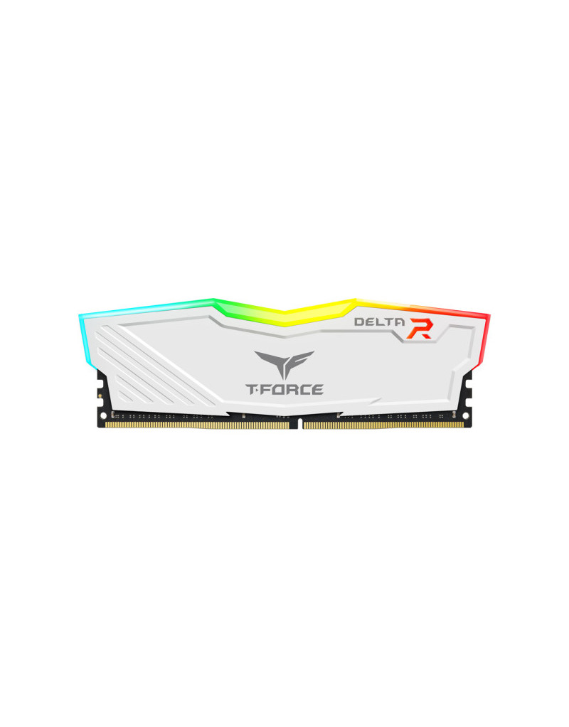 RAM DDR4 8GB TeamGroup DELTA RGB 3200MHz CL16 TF4D48G3200HC16F01 White - 1 RAM DDR4 8GB TeamGroup DELTA RGB 3200MHz CL16 TF4D48G3200HC16F01 White - 1