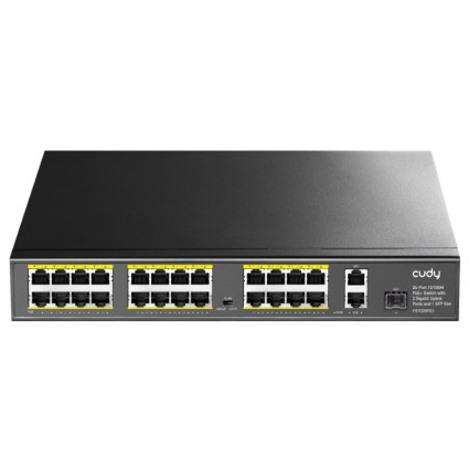 FS1026PS1 PoE+ 26port switch CUDY - 1