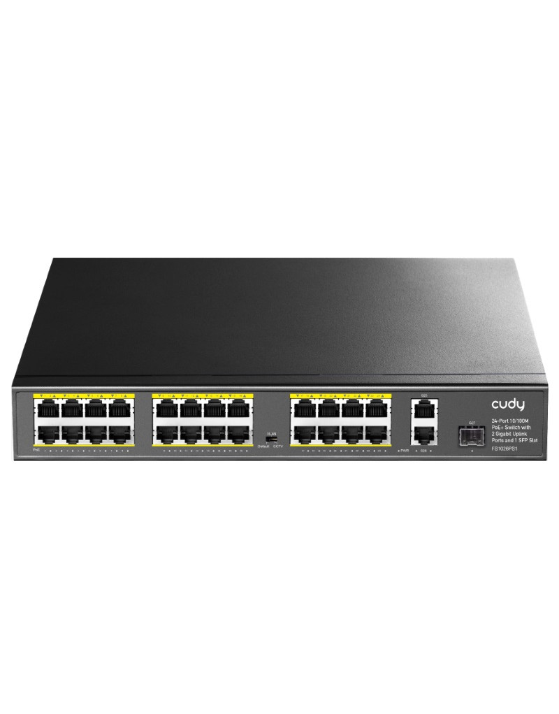 FS1026PS1 PoE+ 26port switch CUDY - 1