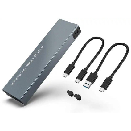 Kućište aluminijumsko Zeus HY2071 za M-2 NVME USB 3-0/3-1  - 1